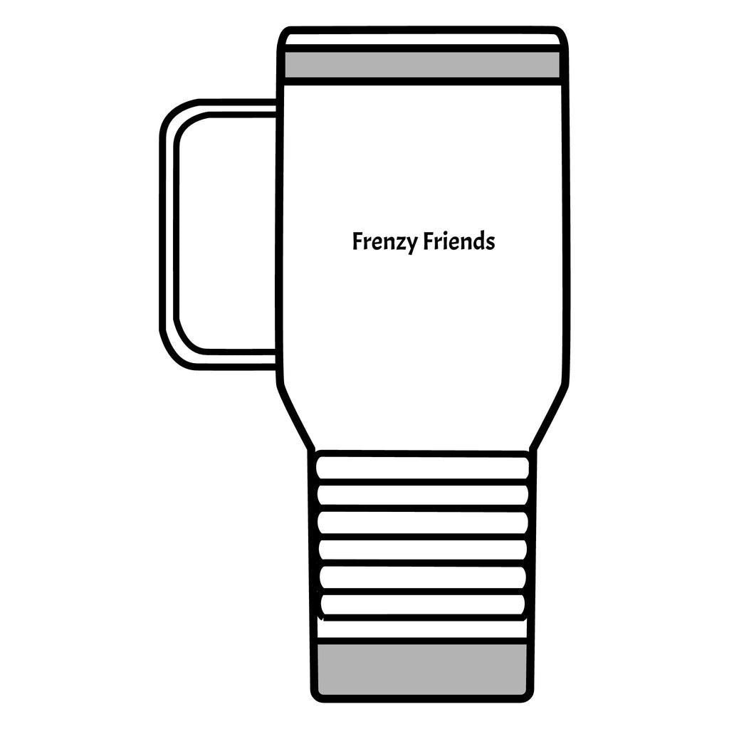 20oz Travel Mug - "I'm Only A Morning Person For My Dog" Retro Coffee & Dog Lover Gift